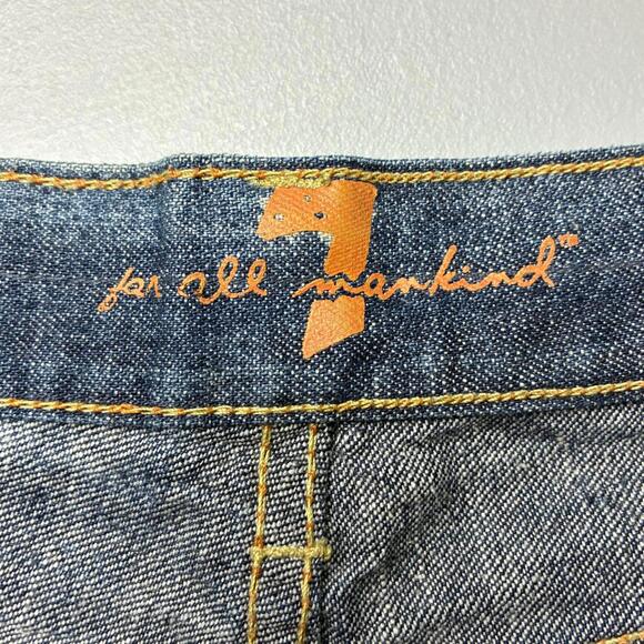 7 For All Mankind Women's Vintage Dojo Flare Jeans Sz 31 - Picture 4 of 9